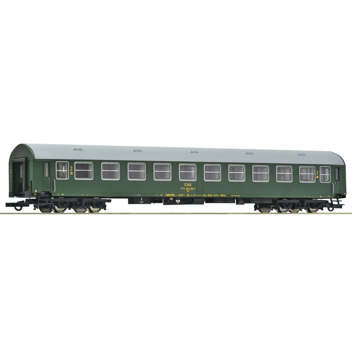 2nd class passenger coach, CSD, HO, Roco 6200169