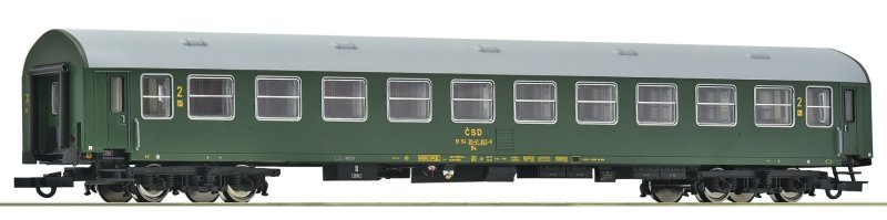 2nd class passenger coach, CSD, HO, Roco 6200169