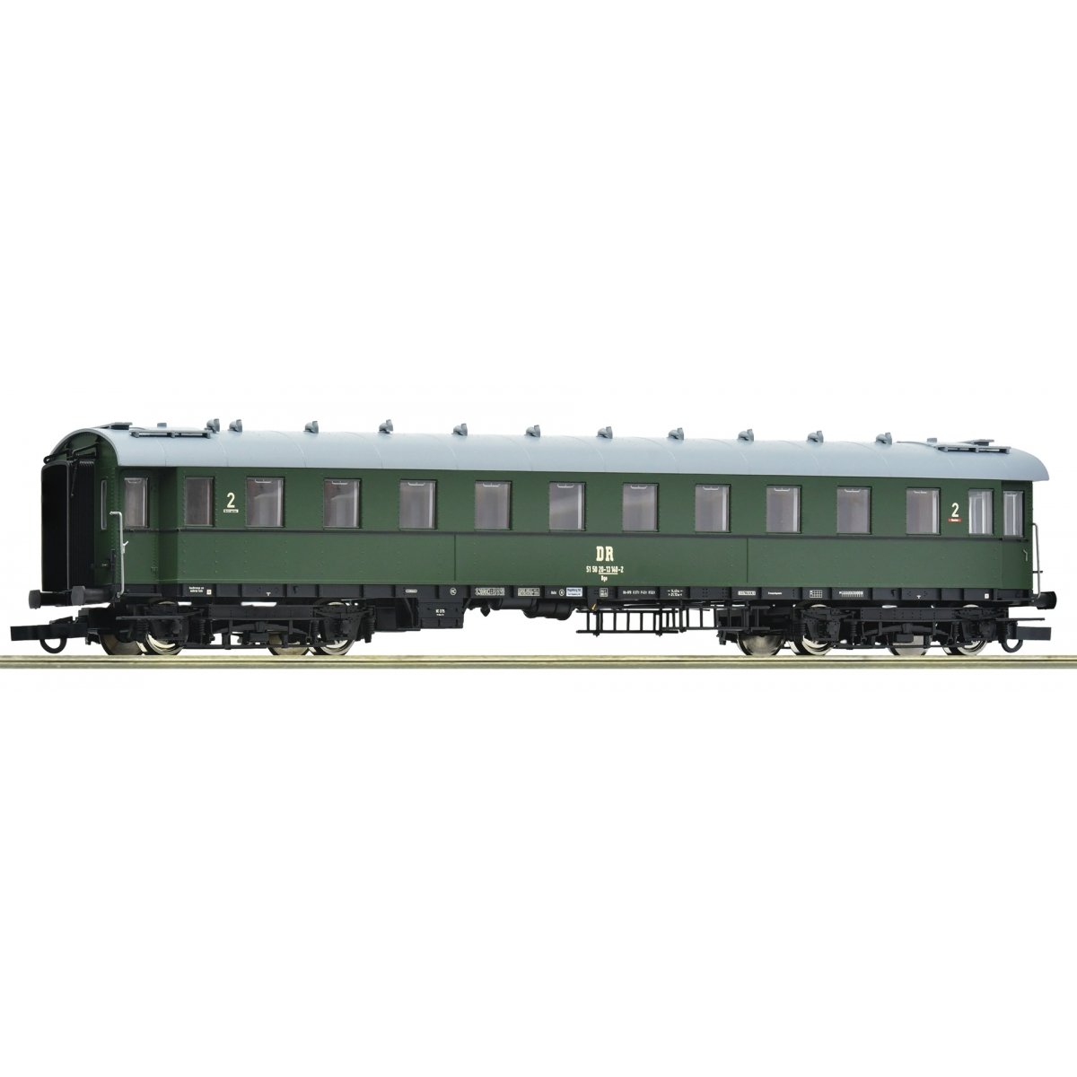 2nd class standard express train coach, DR, HO, Roco 6200202