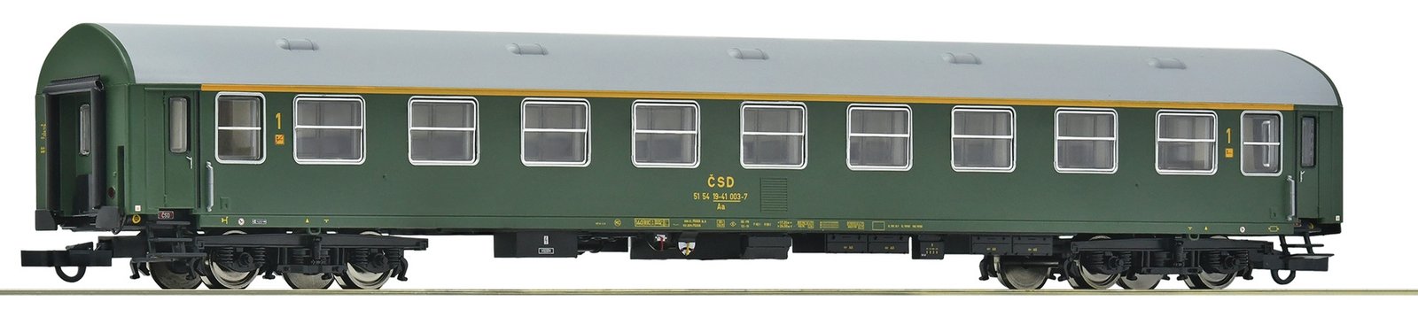 1st class passenger coach, CSD, HO, Roco 6200167