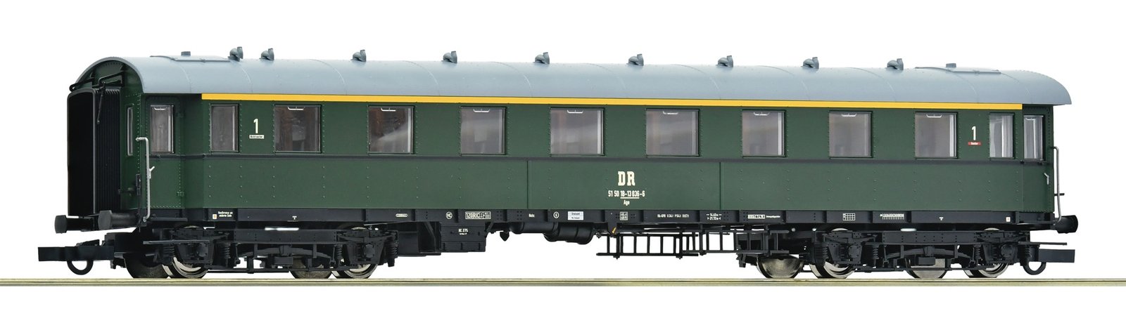 1st class standard express train coach, DR, HO, Roco 6200201
