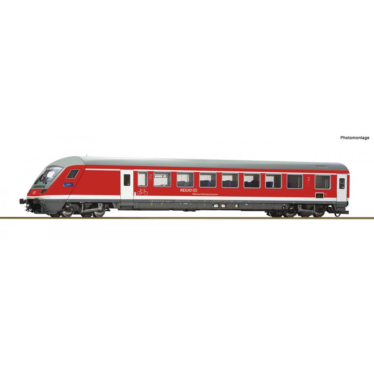 RE control cab coach, DB AG, HO, Roco 6220098