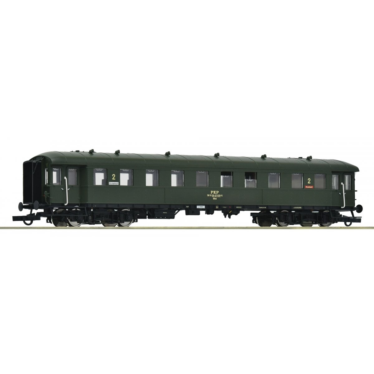 2nd class coach, PKP, HO, Roco 6200113