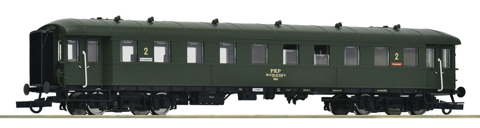 2nd class coach, PKP, HO, Roco 6200113