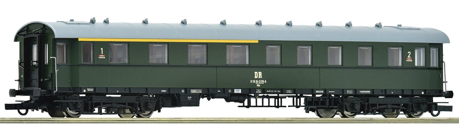 1st/2nd standard express train coach, DR, HO, Roco 6200205