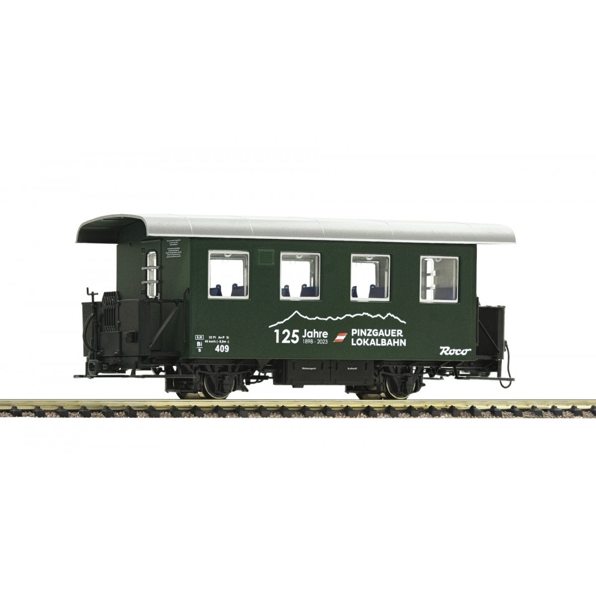 Narrow-gauge ribbed wagon, PLB, HOe, Roco 6240125