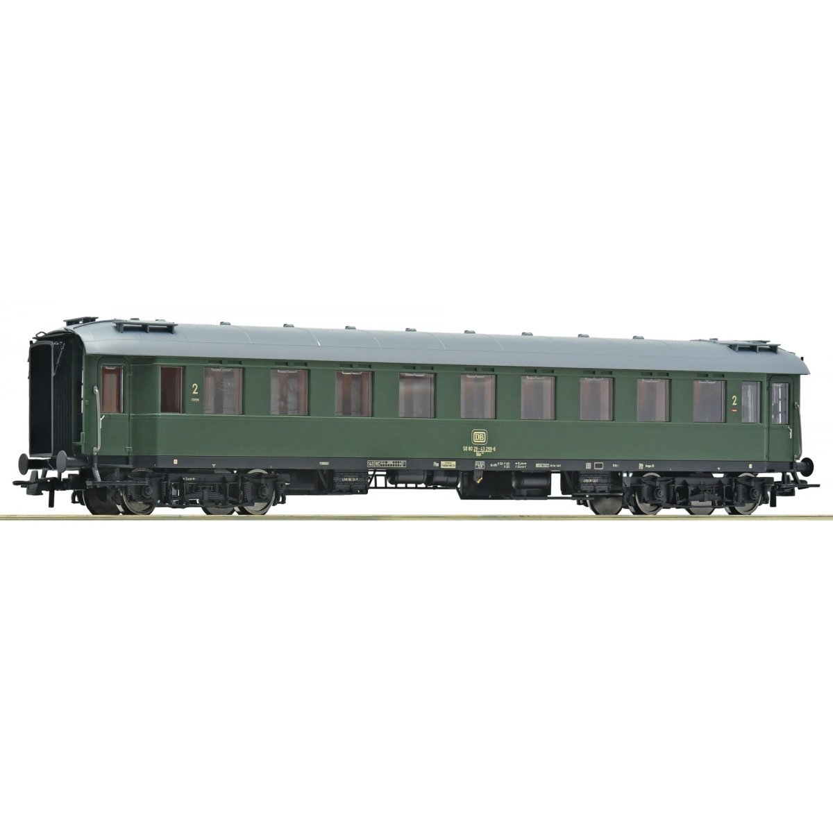 2nd class express train coach, DB, HO, Roco 6200160