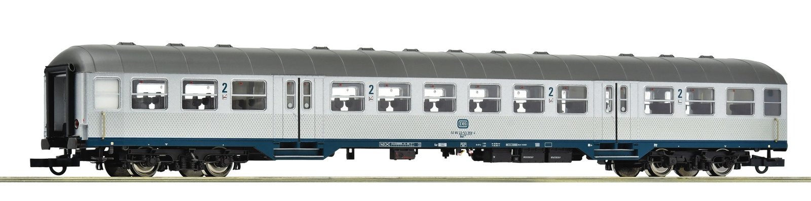 2nd class commuter coach, DB, HO, Roco 6200166