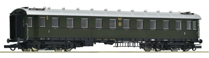 3rd class standard express train coach, DRG, HO, Roco 6200138