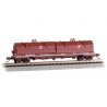 55′ Coil Car with Angled Hoods and Load - Ready to Run -- Conrail 628021 (Boxcar Red, white), N, Bachmann Industries 71453