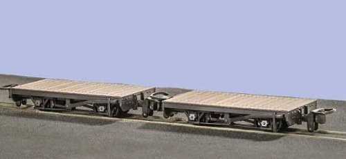 4-Wheel Flatcar - Ready to Run -- Undecorated, HOn30, Peco GR300