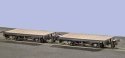 4-Wheel Flatcar - Ready to Run -- Undecorated, HOn30, Peco GR300