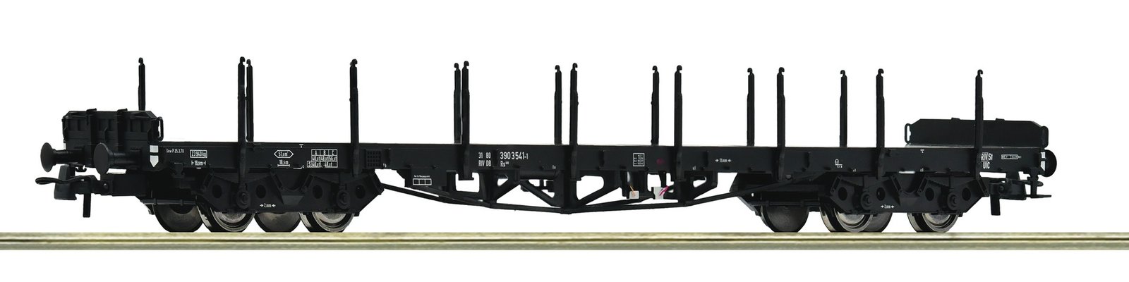 Stake wagon, DB, HO, Roco 6600188
