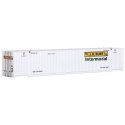 53′ Singamas Corrugated Side Container - Ready to Run -- J.B. Hunt Intermodal (white, yellow, green), HO, Walthers SceneMaster