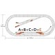 Track set E, HO, Roco 61104