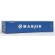 40′ Corrugated Container - Assembled -- Hanjin, HO, Walthers SceneMaster 8158