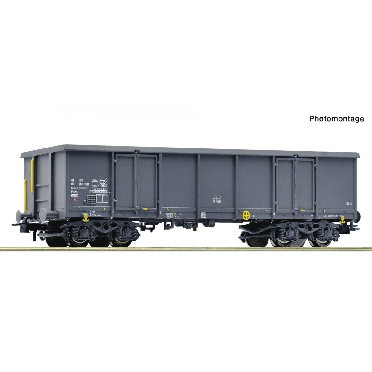 Open goods wagon, SBB, HO, Roco 76739