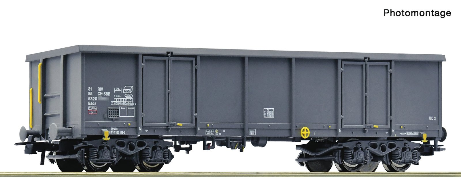 Open goods wagon, SBB, HO, Roco 76739