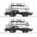 2 piece set: Tank wagons, SJ, HO, Roco 6600193