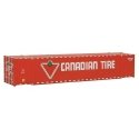 53′ Singamas Corrugated-Side Container - Ready to Run -- Canadian Tire (red, white, green), HO, Walthers SceneMaster 8514