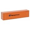 40′ Hi Cube Ribbed Side Container - Assembled -- Hapag-Lloyd, N, Walthers SceneMaster 8804