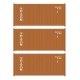 20′ Fully Corrugated Container - 3-Pack -- Triton, HO, Walthers SceneMaster 18055