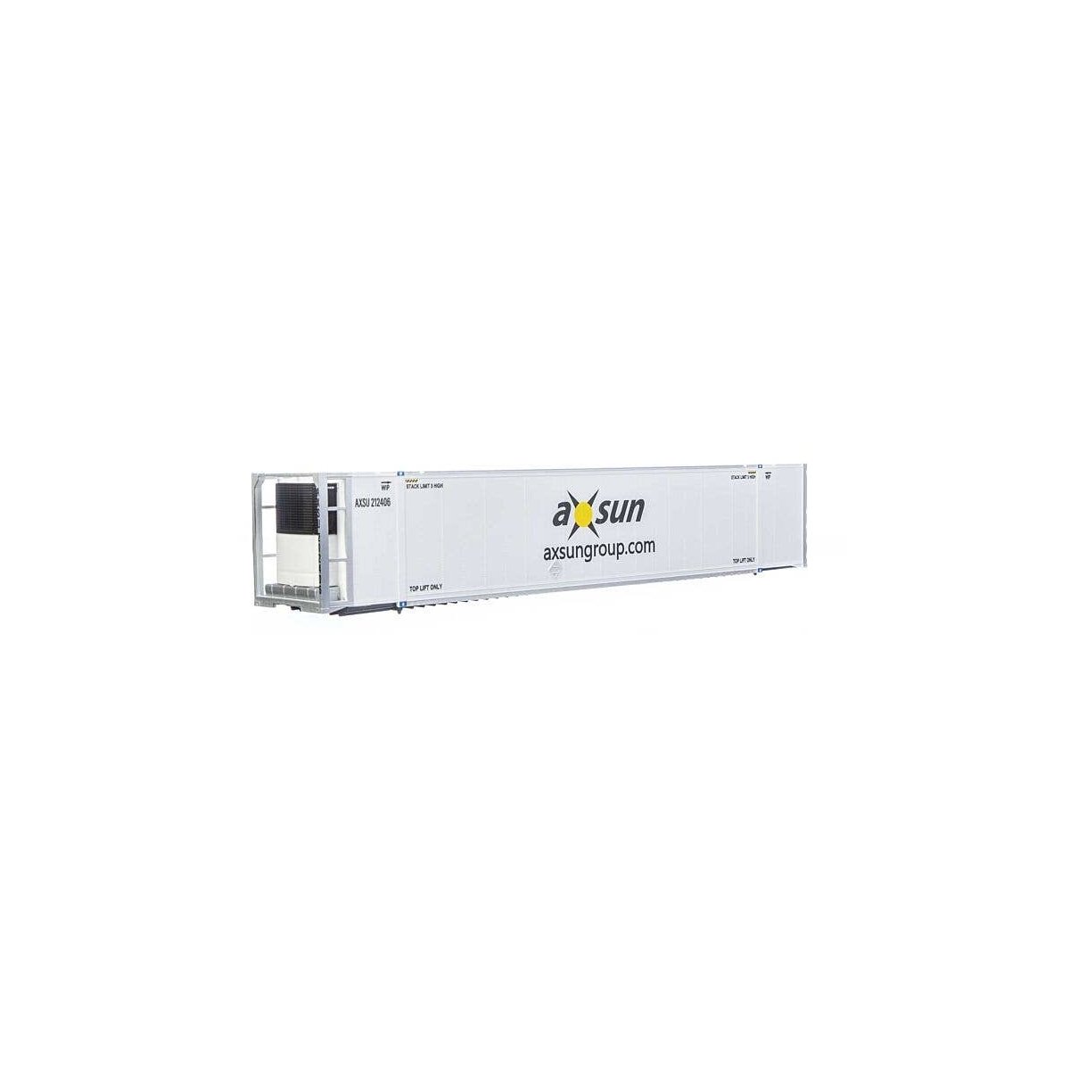 53′ Reefer Container - Ready to Run -- Axsun, HO, Walthers SceneMaster 8701
