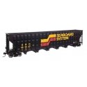 73′ Greenville 7,000 Cubic Foot Wood Chip Hopper - Ready to Run -- Seaboard System 432237, HO, WalthersMainline 56364
