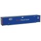 53′ Singamas Corrugated Side Container - Ready to Run -- Pacer Stacktrain (blue, white, red), HO, Walthers SceneMaster 8507