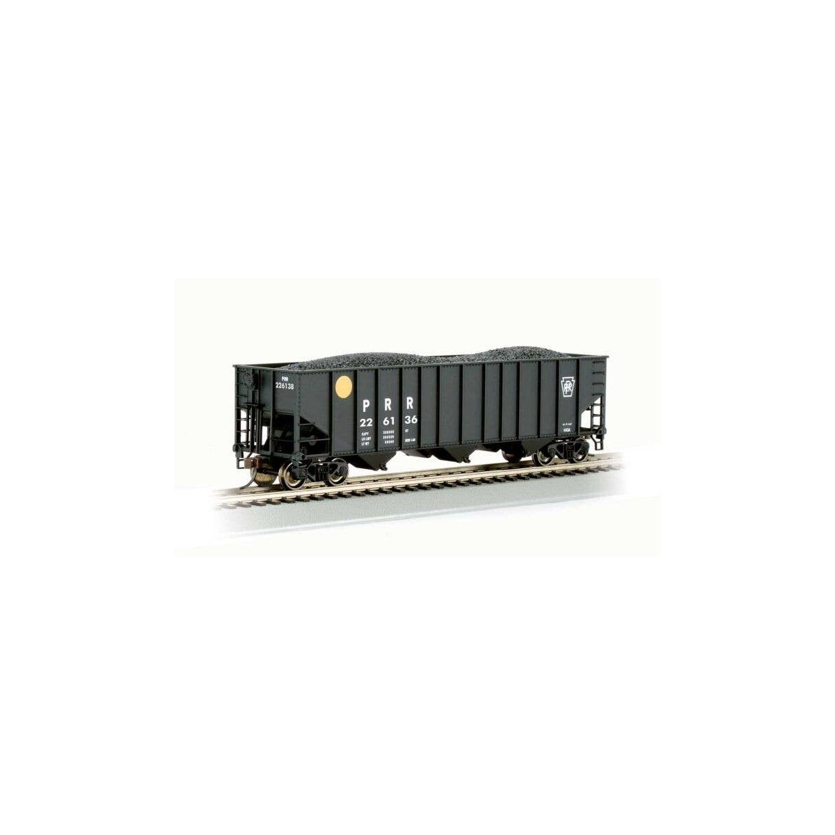 Bethlehem Steel 3-Bay 100-Ton Open Hopper - Ready to Run - Silver Series(R) -- Pennsylvania , HO, Bachmann Industries 18713