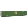 53′ Singamas Corrugated-Side Container - Assembled -- EMP (green, blue, yellow), HO, Walthers SceneMaster 8530