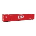 53′ Singamas Corrugated-Side Container - Assembled -- Canadian Pacific (red, large CP), HO, Walthers SceneMaster 8536