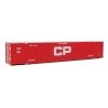53′ Singamas Corrugated-Side Container - Assembled -- Canadian Pacific (red, large CP), HO, Walthers SceneMaster 8536