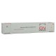 53′ Singamas Corrugated-Side Container - Assembled -- Canadian National (white, gray, red Worldwide Logo), HO, Walthers SceneM