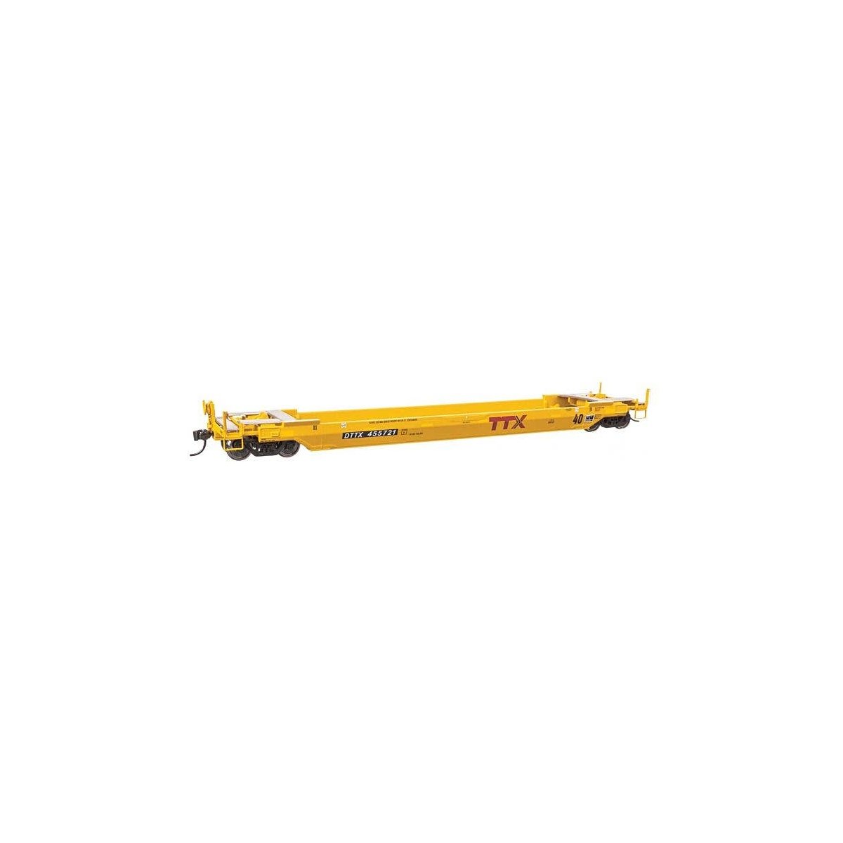 Gunderson Rebuilt All-Purpose 40′ Well Car - Ready-To-Run -- DTTX 455721, HO, WalthersProto 109139