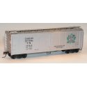 40′ Steel Reefer w/Hinged Door - Kit -- Canadian National 209830 (silver, black, green Leaf Logo), HO, Accurail Inc 8315