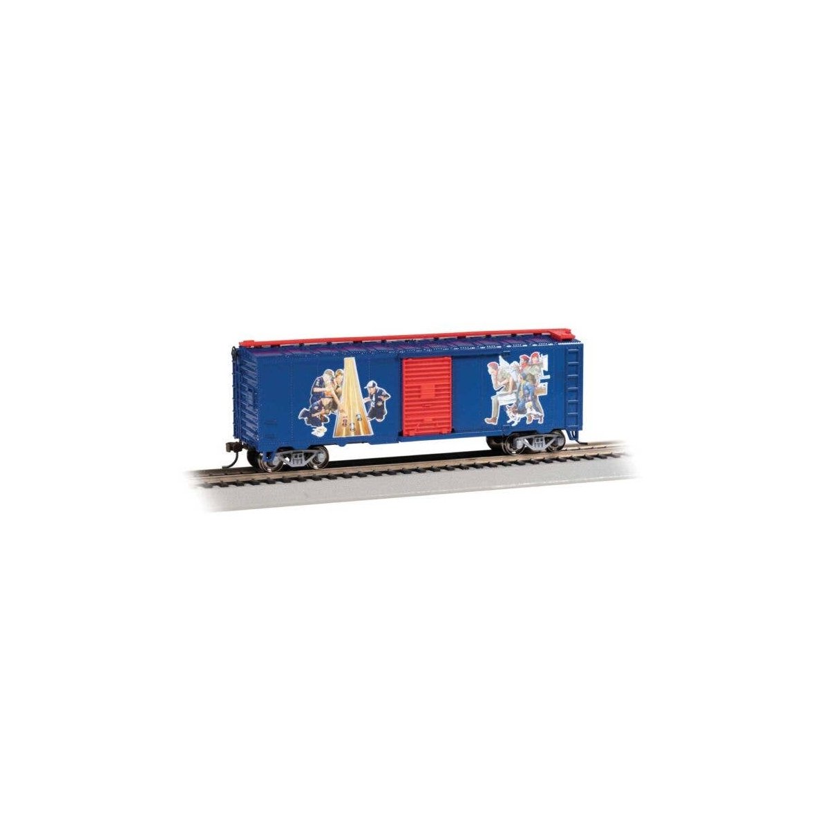 Pullman-Standard PS-1 40′ Steel Boxcar - Ready to Run - Silver Series(R) -- Boy Scouts of Am, HO, Bachmann Industries 16021