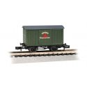 Thomas & Friends(TM) - Box Van -- Sodor Fruit & Vegetable Co. (green, gray, red), N, Bachmann Industries 77089