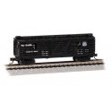 Animated Stock Car - Ready to Run -- Denver & Rio Grande Western (Cattle Load, black), N, Bachmann Industries 19753