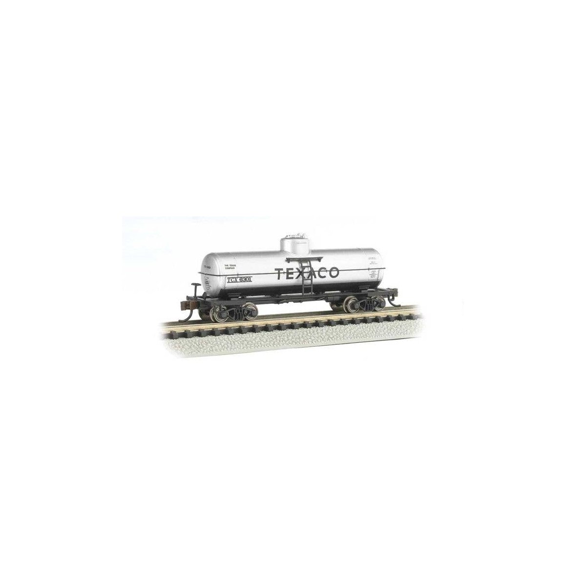 ACF 36` 6` 10,000-Gallon Tank Car - Ready to Run - Silver Series(R) -- Texaco 6301, N, Bachmann Industries 17865