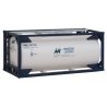 20′ Tank Container - Kit -- Twinstar Leasing, HO, Walthers SceneMaster 8106