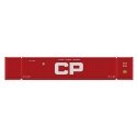 53′ Intermodal Container 2-Pack - Assembled -- Canadian Pacific (2020s Scheme, red, white, Large CP), N, Kato USA Inc 80054M