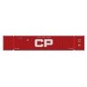 53′ Intermodal Container 2-Pack - Assembled -- Canadian Pacific (2020s Scheme, red, white, Large CP), N, Kato USA Inc 80054M