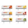 Refrigerated Container 6-Pack -- Coop (white, yellow, orange, Produce Graphics), N, Trix 66583