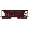 70-Ton 2-Bay Ballast Hopper with Side Chutes (Ballast Gates) - Ready to Run -- Milwauke, HO, Bowser Manufacturing Co. 43674