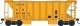 70-Ton 2-Bay Ballast Hopper with Side Chutes (Ballast Gates) - Ready to Run -- Conrail , HO, Bowser Manufacturing Co. 43663