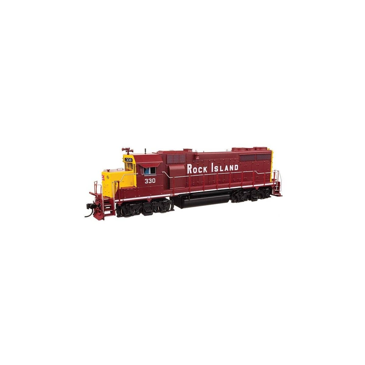 EMD GP35 Phase II - LokSound 5 Sound & DCC -- Rock Island 330, HO, WalthersProto 43308