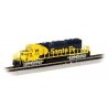 EMD SD40-2 - Econami(TM) Sound and DCC -- Santa Fe 5020 (Warbonnet blue, yellow), N, Bachmann Industries 67074