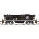 EMD GP7 - Standard DC - Classic(R) Silver -- Chicago & Eastern Illinois 215 (black, , HO, Atlas Model Railroad Co. 10003945