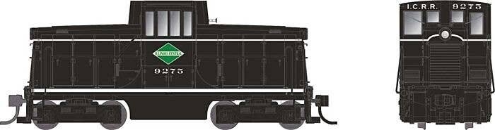 GE 44-Tonner - Standard DC -- Illinois Central 9275 (black, white, green), HO, Rapido Trains Inc 48052